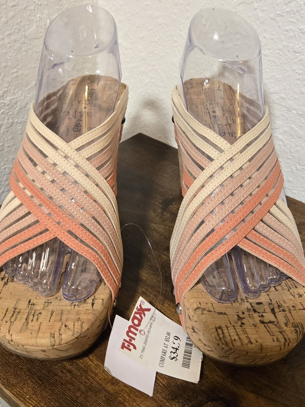 Cork Wedge Sandals